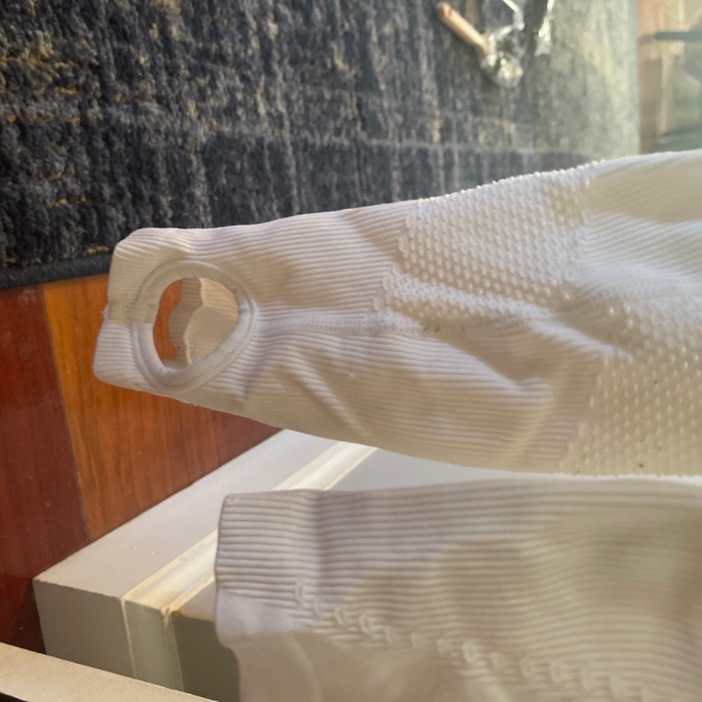 Fabletics White Jacket Size Small - image 2